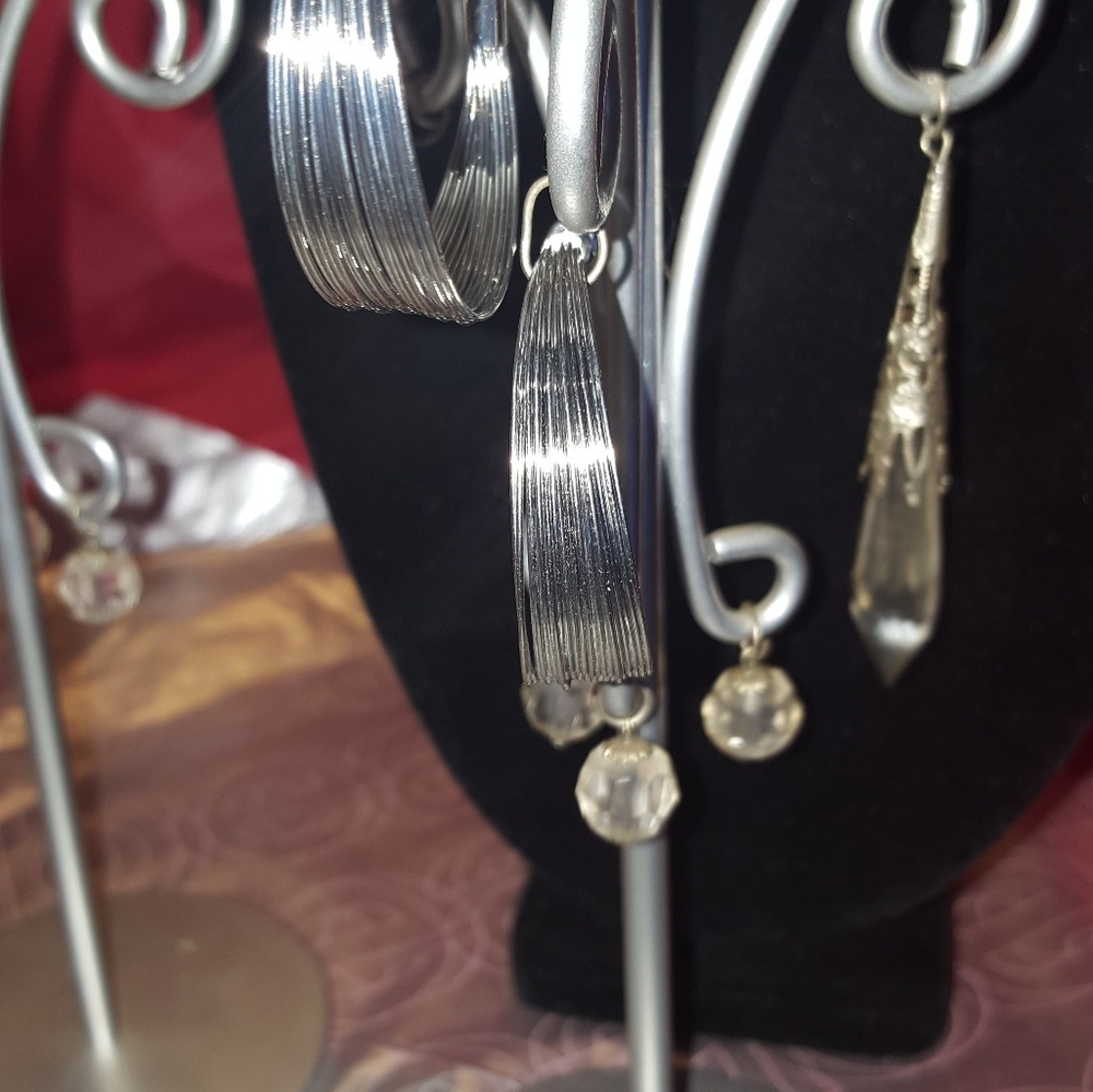 SILVER LARGE Finish Multi THICK Layer Metallic Hoo